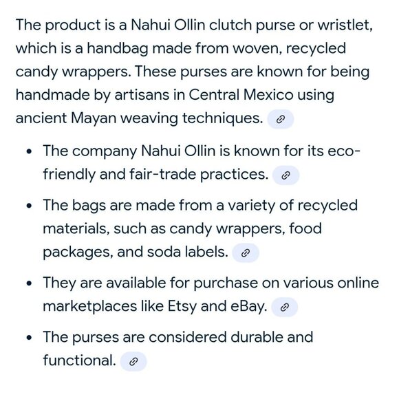 Nahui Ollin Gum Candy Wrapper Clutch Wristlet Colorful - Picture 6 of 6